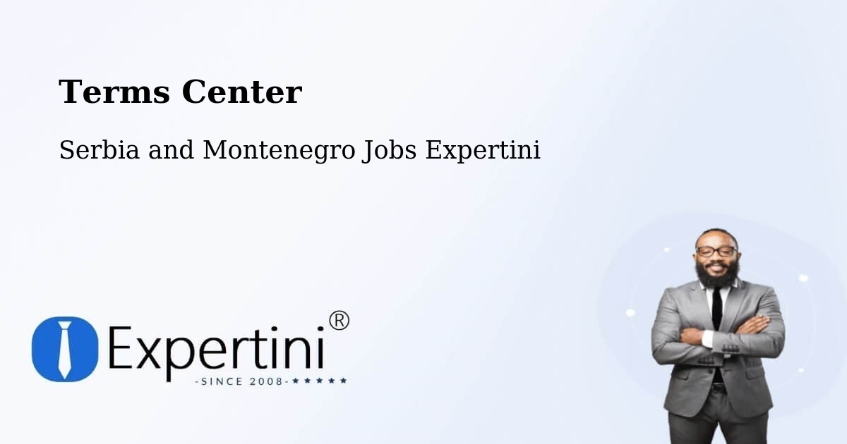 Terms of Service – Armstrong - Serbia and Montenegro Jobs Expertini